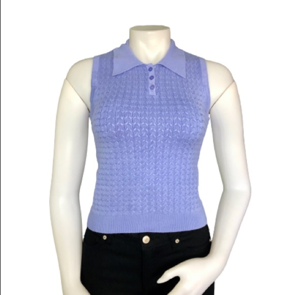 NWT Lavender Sleeveless Knit Top